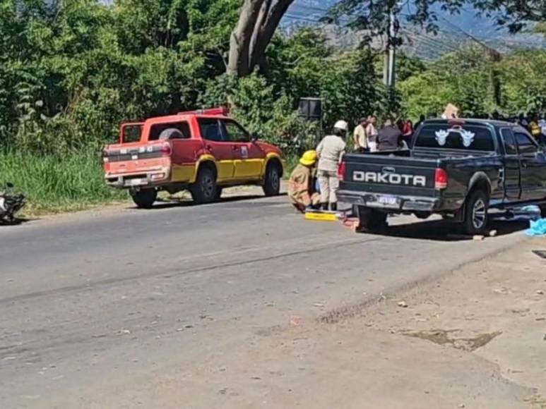 Ligia y Alan, hermanos atropellados por vehículo en Danlí, El Paraíso