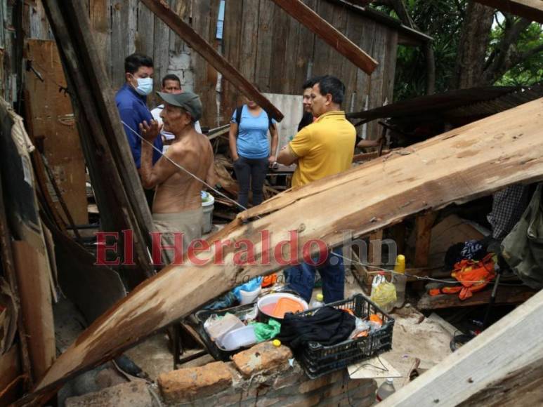 Derrumbes, damnificados y una represa llena dejaron las últimas lluvias (Fotos)