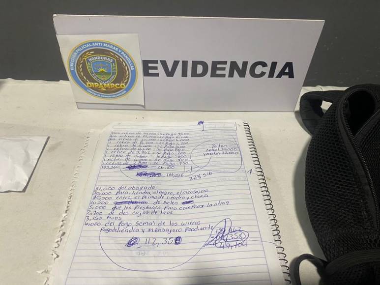 Libretas de extorsión, chips y amenazas de muerte: lo decomisado a pareja en SPS