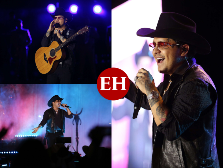 Las mejores fotos de Christian Nodal durante su concierto en Honduras