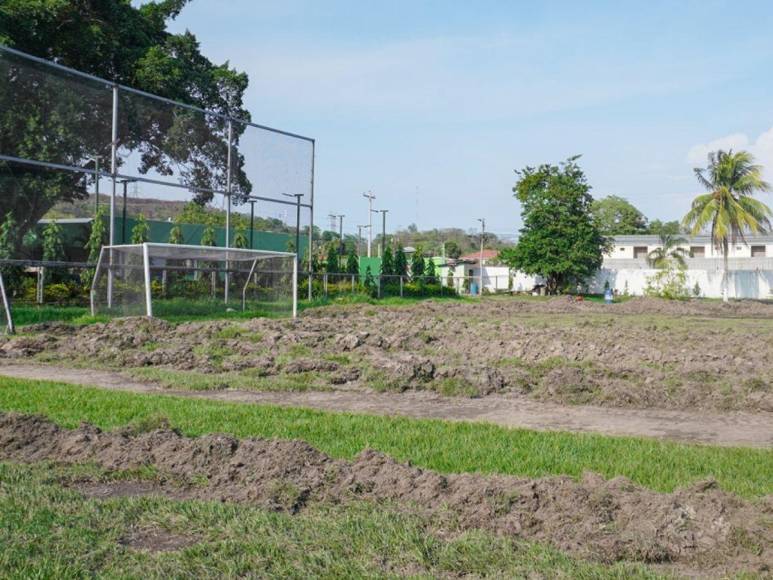 Marathón sorprende con reparación de cancha del estadio Yankel Rosenthal