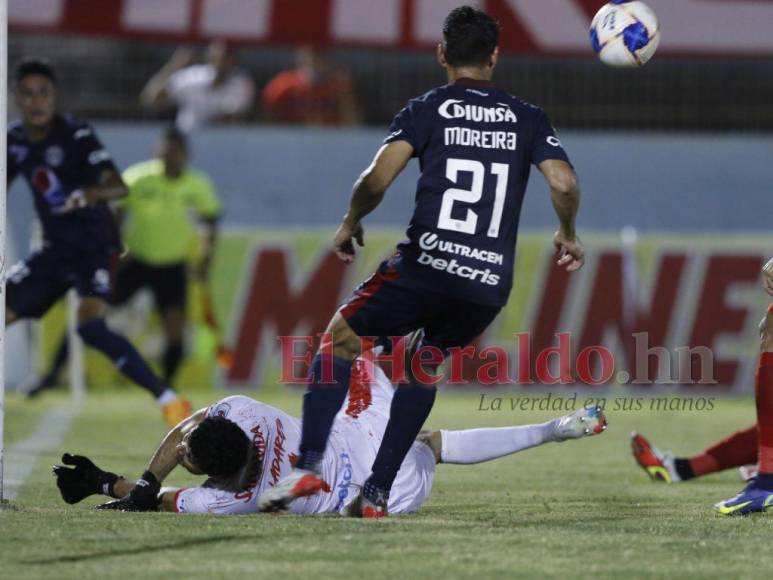 Festín azul y tristeza ceibeña: La goleada 3-0 del Motagua ante Vida en imágenes