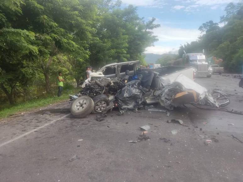 Los rostros de las víctimas del trágico accidente en Taulabé (Fotos)