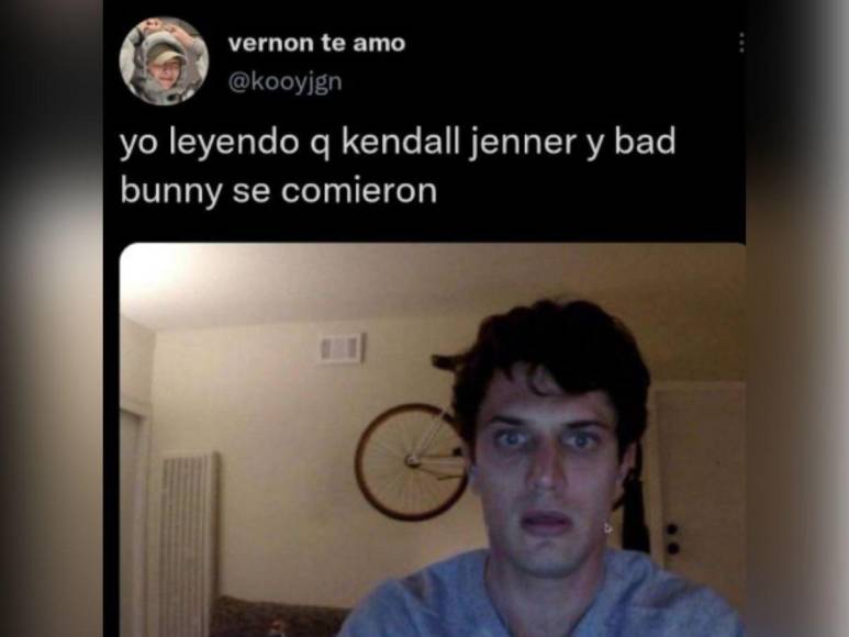 Los memes por el supuesto romance de Bad Bunny y Kendall Jenner