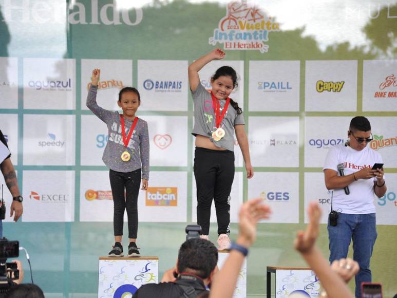 Niñas ganadoras de la Vuelta Infantil 2023, todas las categorías