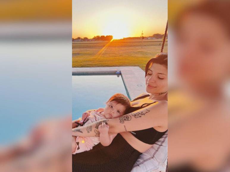 Christian Nodal y Cazzu muestran el rostro de su hija por primera vez