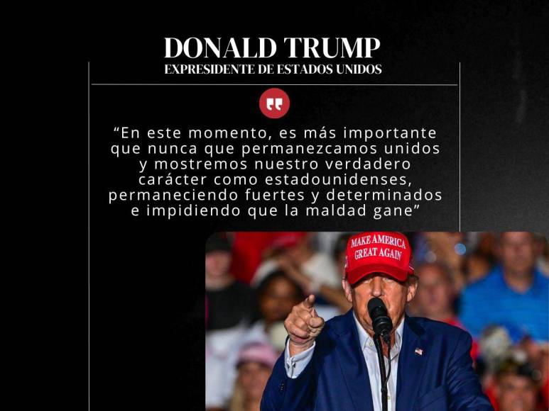 Las frases de Donald Trump tras el atentado en su contra en Pensilvania