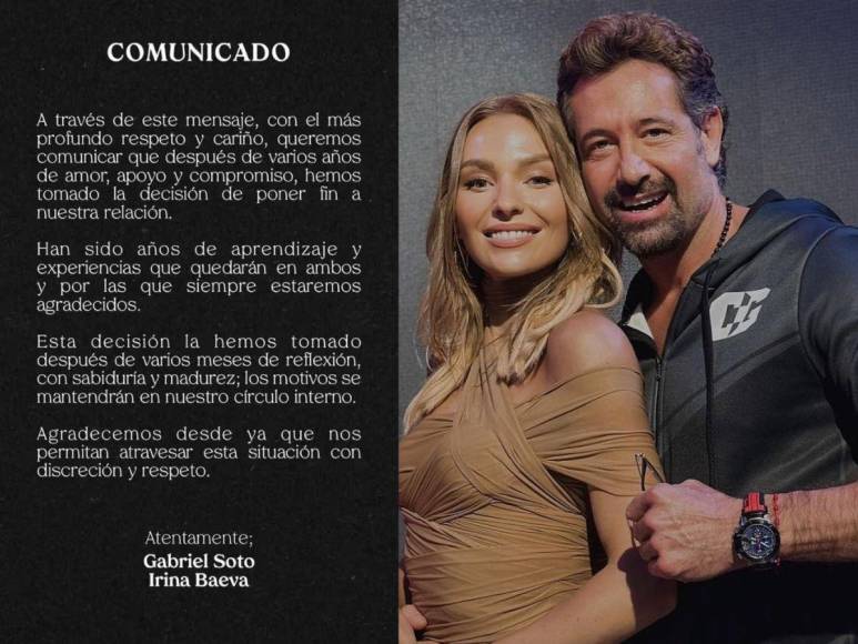 Gabriel Soto comparte mensaje sobre las “personas que fallan”: ¿Es para Irina Baeva?