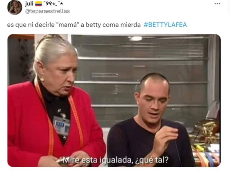 Los memes que dejó el estreno de “Betty, la fea: la historia continúa”