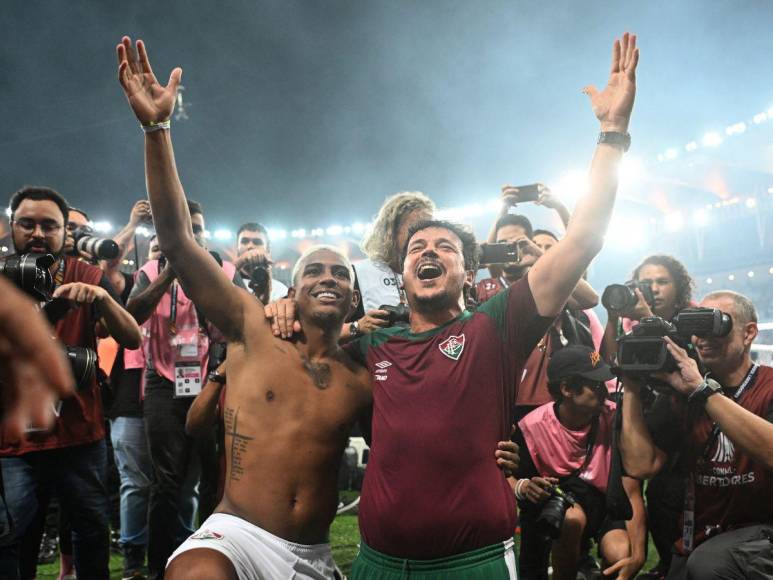 Así celebró Fluminense su primera Copa Libertadores tras derrotar al Boca