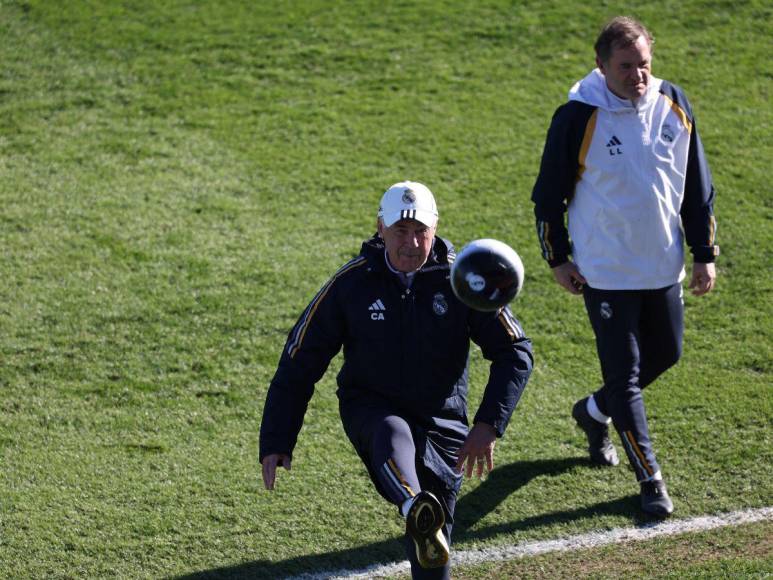 Real Madrid: así fue su primer entrenamiento del año 2024