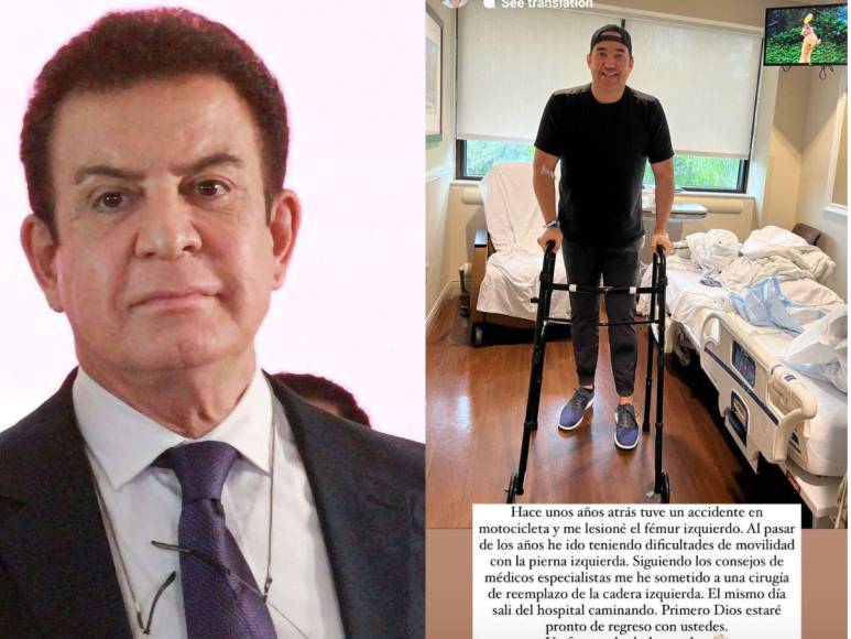 “Tu padre le mintió y estafó al pueblo”: Salvador Nasralla reacciona a foto de Héctor Zelaya tras operación realizada en EEUU