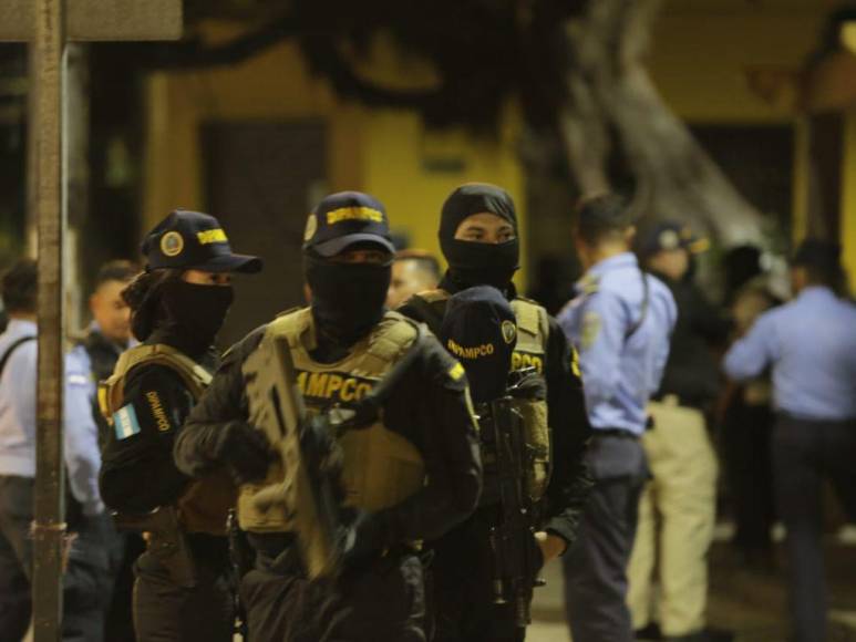 Arrecian operativos policiales contra la extorsión y criminalidad en Tegucigalpa