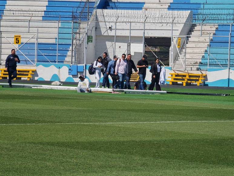 Olimpia-Motagua: preparativos del estadio y la Policía Nacional