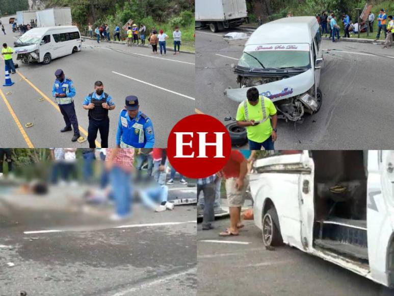 Fotos: Lo que se sabe del accidente que dejó tres muertos y varios heridos en Siguatepeque