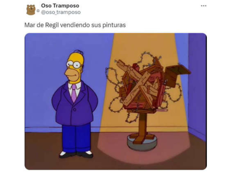 Los mejores memes que generaron las costosas pinturas de Mar de Regil