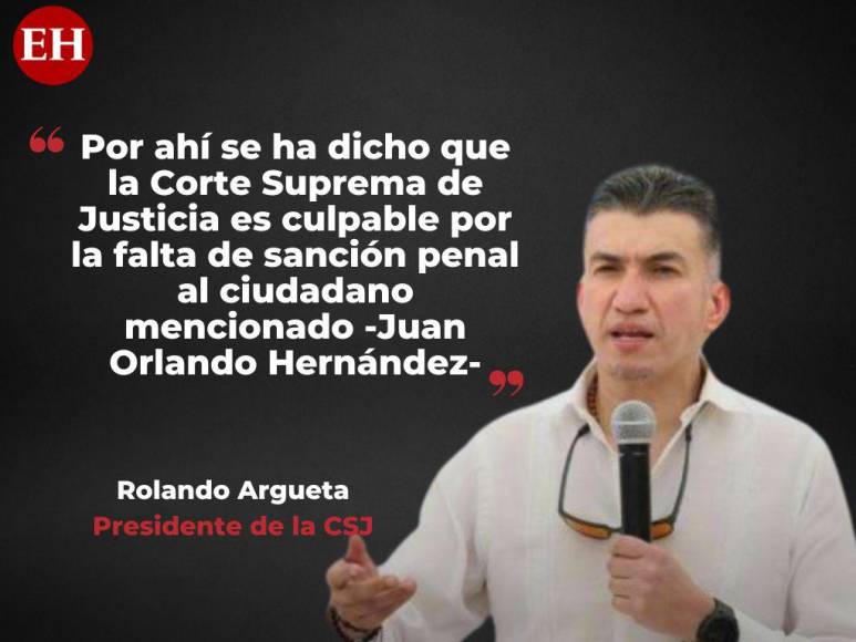 Las frases de Rolando Argueta sobre si la CSJ respondió a intereses de JOH