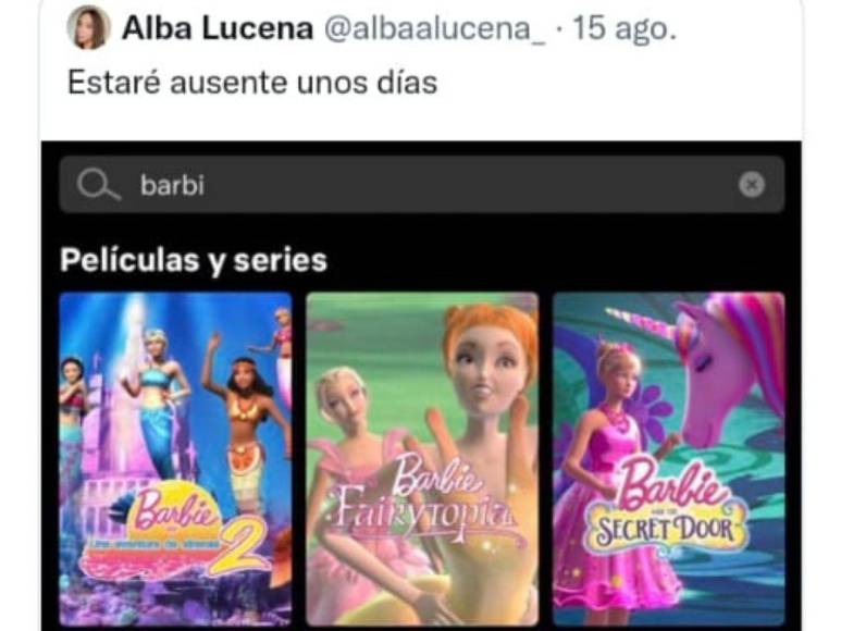 Los mejores memes que dejó la llegada de las películas de Barbie a Netflix