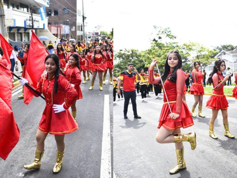 San Pedro Sula celebra con ritmo y color: estudiantes rinden honor a la patria