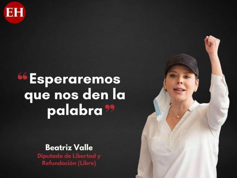 Las polémicas frases de Beatriz Valle en su regreso al Congreso Nacional