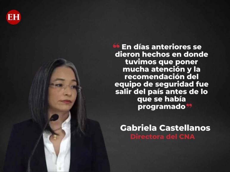 Las frases de Gabriela Castellanos sobre su salida de Honduras tras recibir amenazas