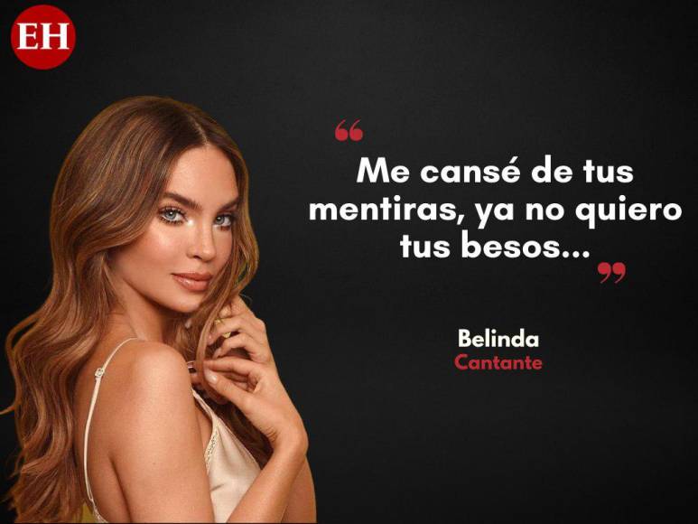 Las “indirectas” de Nodal y Belinda en sus nuevas canciones tras ruptura