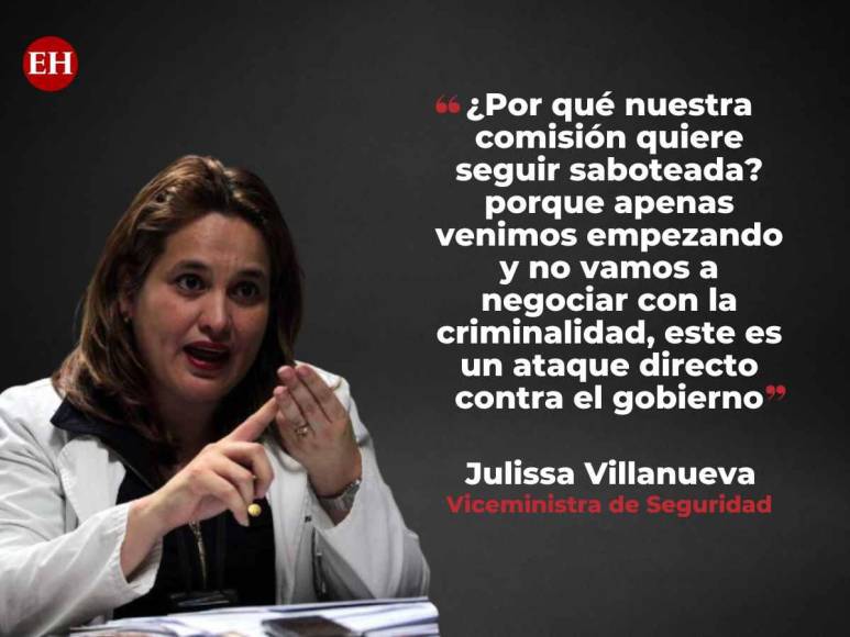 Las frases de Julissa Villanueva sobre matanza en PNFAS