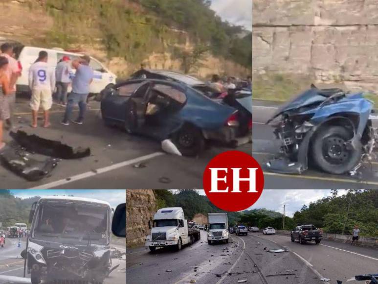 Muerte y destrozos: Las impactantes imágenes del accidente en la CA-5