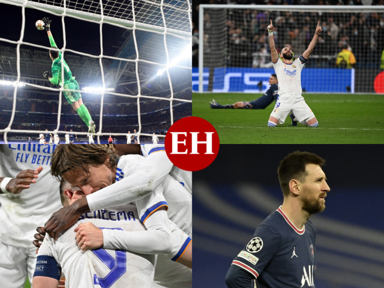 Las imágenes que dejó la remontada del Real Madrid ante PSG para meterse a cuartos de Champions