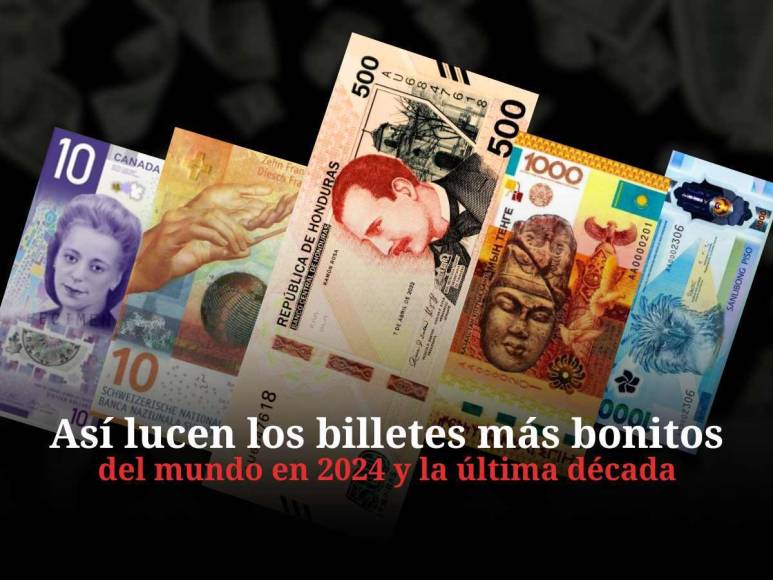 Así lucen los billetes más bonitos del mundo en 2024 y la última década