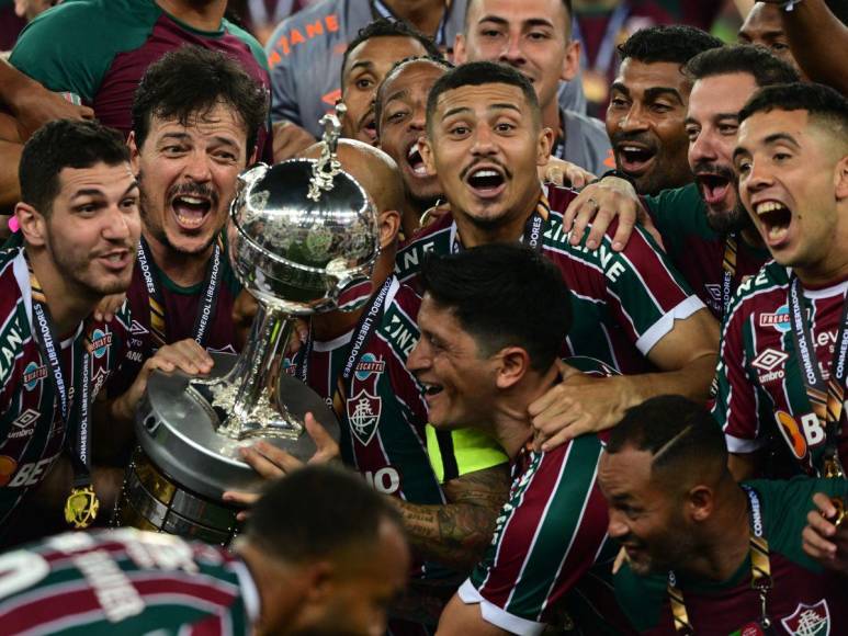 Así celebró Fluminense su primera Copa Libertadores tras derrotar al Boca