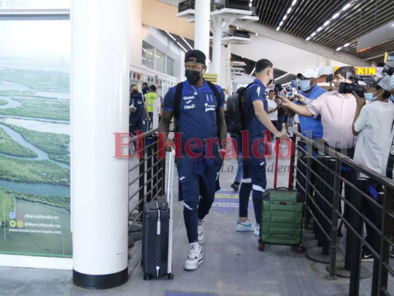 Alegres y motivados a hacer un buen partido: Así llegó la Selección de Honduras a Miami para enfrentar a Argentina