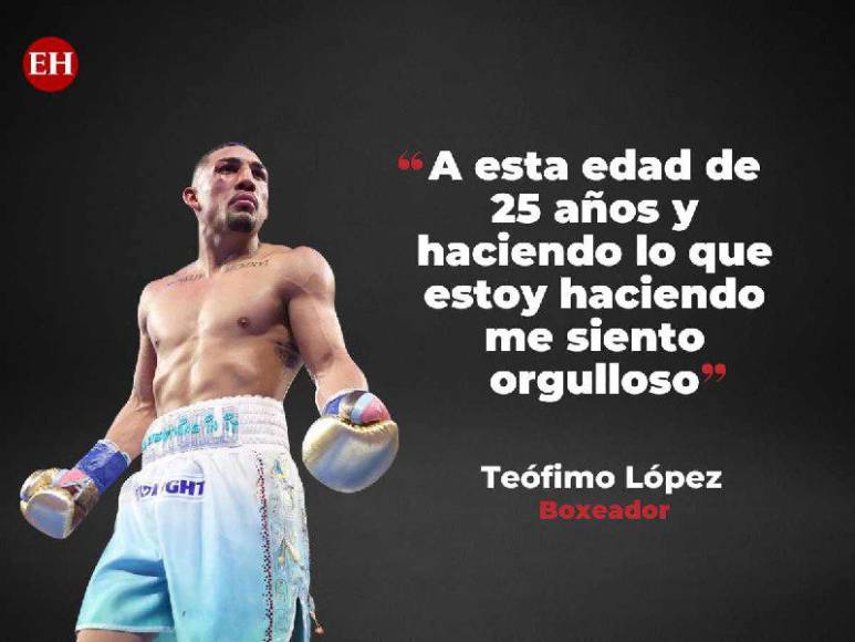 “Para mí todo es Dios”: Las frases de Teófimo López, nuevo campeón de peso superligero