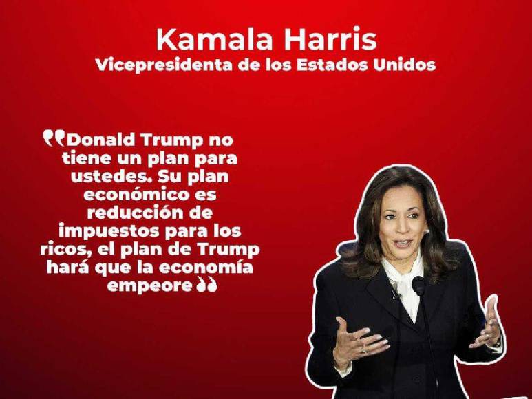 Las frases más contundentes de Kamala Harris contra Trump en el debate presidencial