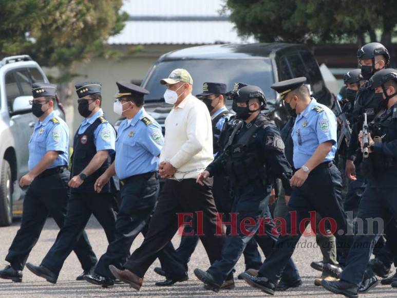 Rápida y bajo fuerte cordón policial, así fue la extradición de “El Tigre” Bonilla a EEUU