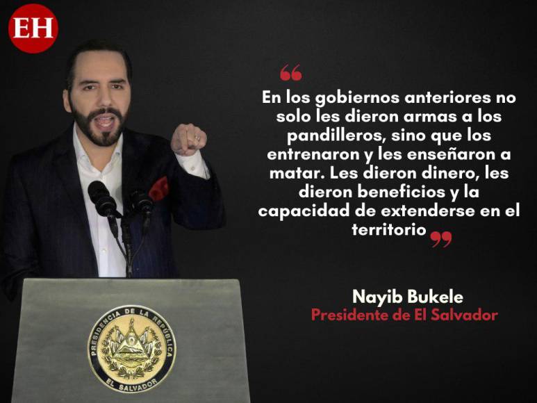 Las advertencias de Nayib Bukele a los pandilleros en El Salvador