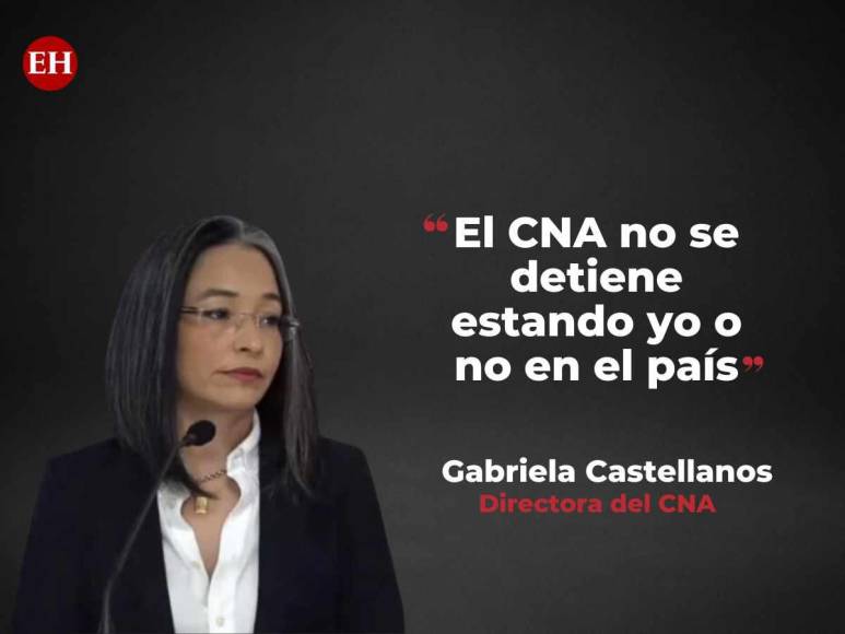 Las frases de Gabriela Castellanos sobre su salida de Honduras tras recibir amenazas