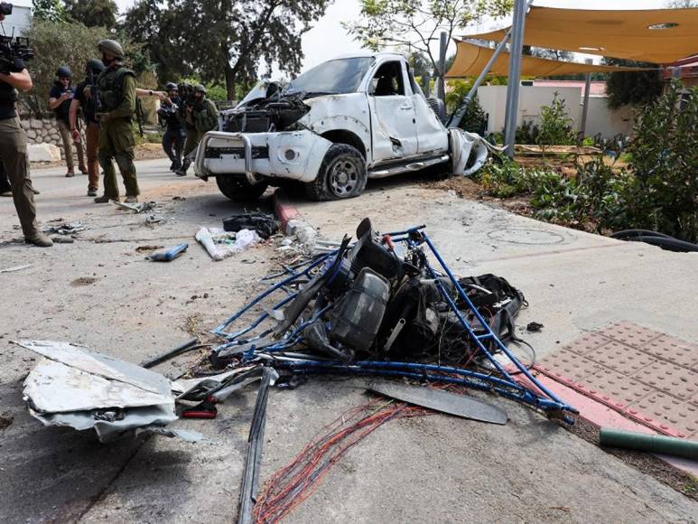 Kfar Aza, donde un tercio de su gente -entre ellos 40 bebés- fue masacrada por Hamás