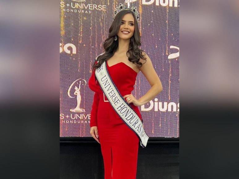 Así de radiante luce Zu Clemente en sus fotos oficiales como Miss Honduras Universo