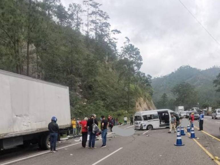 Fotos: Lo que se sabe del accidente que dejó tres muertos y varios heridos en Siguatepeque