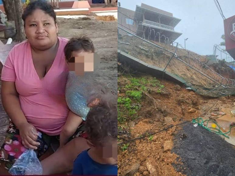 En deslave muere familia en Roatán; sobrevive bebé de 2 años