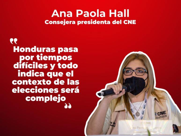 Frases de la consejera del CNE durante la convocatoria a las primarias