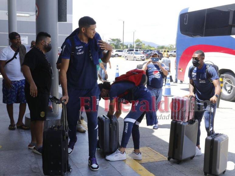 Alegres y motivados a hacer un buen partido: Así llegó la Selección de Honduras a Miami para enfrentar a Argentina