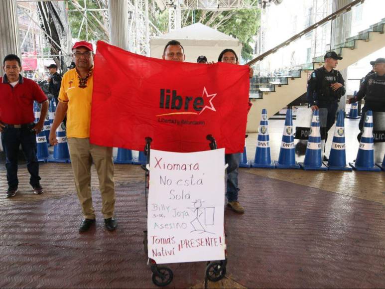 Con manifestantes en los bajos del CN y fuerte resguardo policial: así vivió Honduras el segundo día sin elección del fiscal