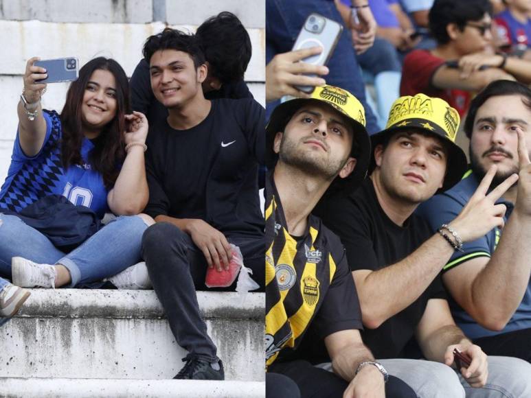 Belleza y pasión por sus equipos: el ambiente en el Real España vs Motagua