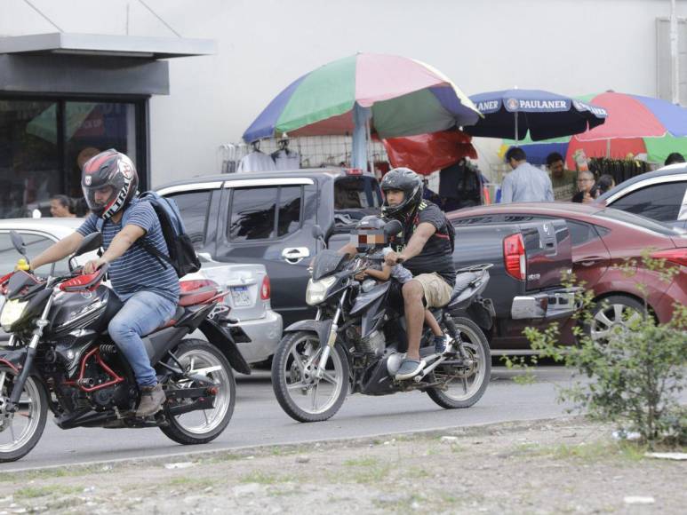 ¿Cuántos niños han muerto a causa de un accidente de motocicleta en Honduras?