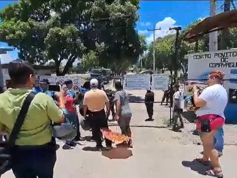 Las primeras imágenes que deja incendio tras amotinamiento en Centro Penal de Comayagua