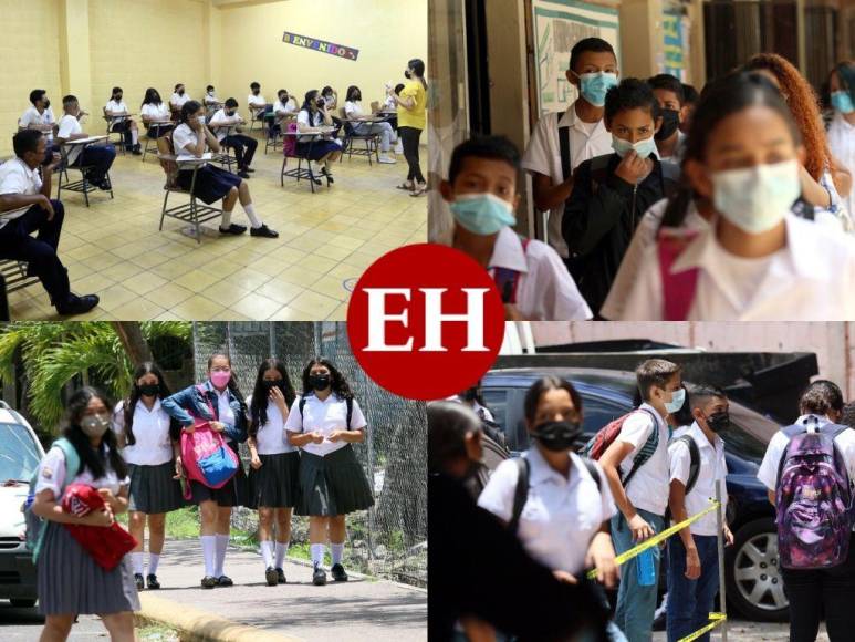 Colegiales vuelven a lucir su uniforme en el retorno a clases en la capital (Fotos)