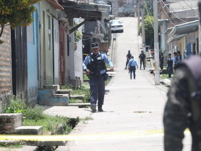 Ciudad España en alerta tras enfrentamiento armado entre pandilleros y la policía (FOTOS)