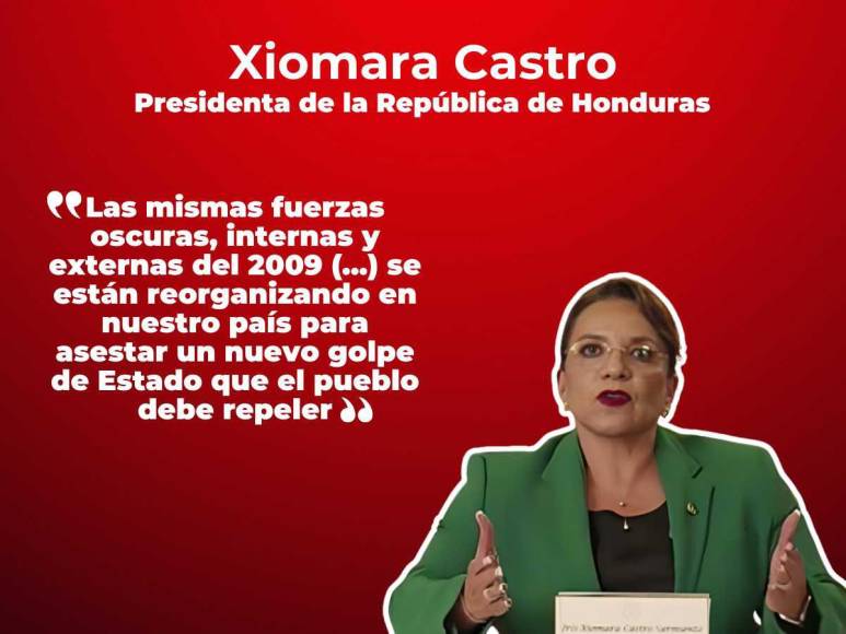 El plan para destruir mi gobierno está en marcha: las frases de Xiomara Castro tras narcovideo